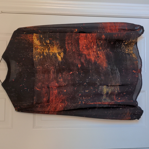 S-M Sheer Blouse Vivian Tam - Picture 11 of 12